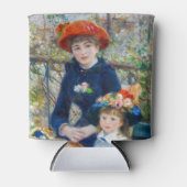 Pierre-Auguste Renoir - Twee zussen op de Terrace Blikjeskoeler (Voorkant)