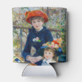 Pierre-Auguste Renoir - Twee zussen op de Terrace Blikjeskoeler (Achterkant)