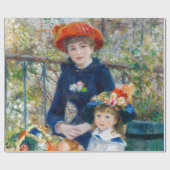 Pierre-Auguste Renoir - Twee zussen op de Terrace Cadeaupapier (Vlak)