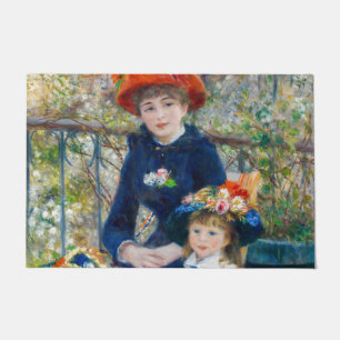 Pierre-Auguste Renoir - Twee zussen op de Terrace Deurmat