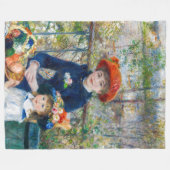 Pierre-Auguste Renoir - Twee zussen op de Terrace Fleece Deken (Voorkant (Horizontaal))