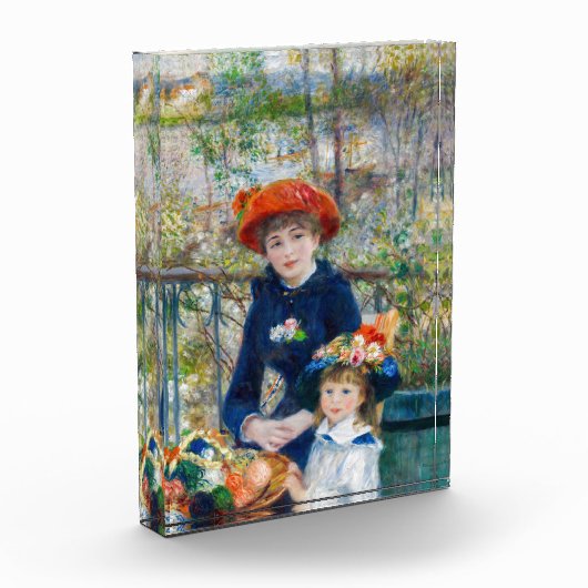 Pierre-Auguste Renoir - Twee zussen op de Terrace Fotoblokken (Links)