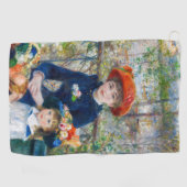 Pierre-Auguste Renoir - Twee zussen op de Terrace Golfhanddoek (Horizontaal)