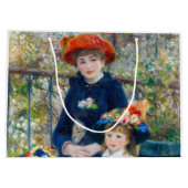 Pierre-Auguste Renoir - Twee zussen op de Terrace Groot Cadeauzakje (Achterkant)