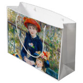 Pierre-Auguste Renoir - Twee zussen op de Terrace Groot Cadeauzakje (Achterkant Gekanteld)