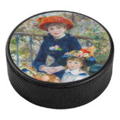 Pierre-Auguste Renoir - Twee zussen op de Terrace Hockey Puck (3/4)