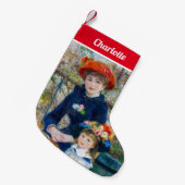 Pierre-Auguste Renoir - Twee zussen op de Terrace Kleine Kerstsok (Voorkant (Hangend))