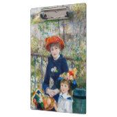 Pierre-Auguste Renoir - Twee zussen op de Terrace Klembord (Links)