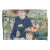 Pierre-Auguste Renoir - Twee zussen op de Terrace Kussensloop (Voorkant)