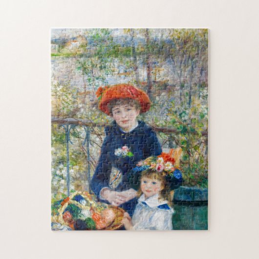 Pierre-Auguste Renoir - Twee zussen op de Terrace Legpuzzel (Verticaal)