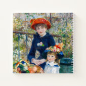 Pierre-Auguste Renoir - Twee zussen op de Terrace Notitieboek (Achterkant)