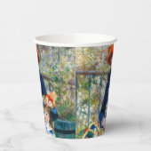 Pierre-Auguste Renoir - Twee zussen op de Terrace Papieren Bekers (Links)