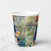 Pierre-Auguste Renoir - Twee zussen op de Terrace Papieren Bekers (Rechts)