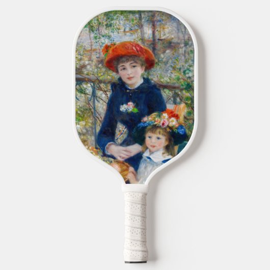 Pierre-Auguste Renoir - Twee zussen op de Terrace Pickleball Paddle (Voorkant)