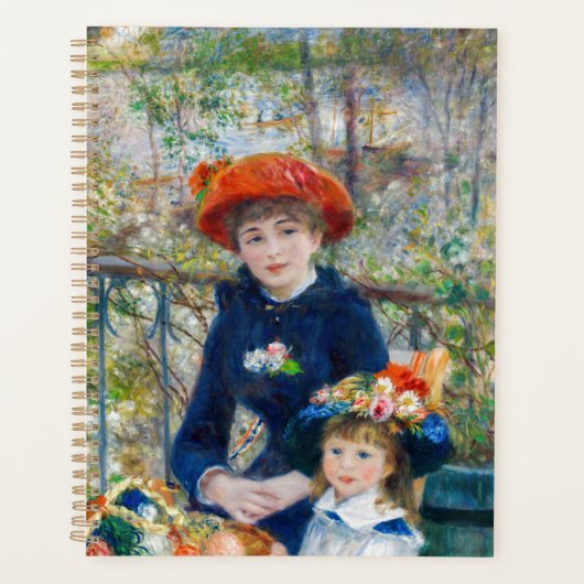 Pierre-Auguste Renoir - Twee zussen op de Terrace Planner (Voorkant)