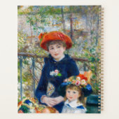 Pierre-Auguste Renoir - Twee zussen op de Terrace Planner (Achterkant)