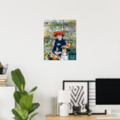 Pierre-Auguste Renoir - Twee zussen op de Terrace Poster (Thuiskantoor)