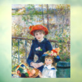 Pierre-Auguste Renoir - Twee zussen op de Terrace Raamsticker (Vel 3)