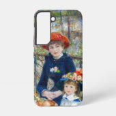 Pierre-Auguste Renoir - Twee zussen op de Terrace Samsung Galaxy Hoesje (Achterkant)