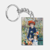 Pierre-Auguste Renoir - Twee zussen op de Terrace Sleutelhanger (Voorkant Links)