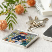 Pierre-Auguste Renoir - Twee zussen op de Terrace Sleutelhanger (Zijkant)