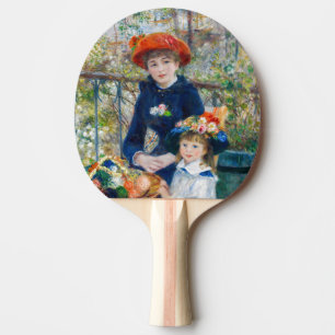 Pierre-Auguste Renoir - Twee zussen op de Terrace Tafeltennisbatje
