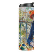 Pierre-Auguste Renoir - Twee zussen op de Terrace Thermosbeker (Gedraaid links)