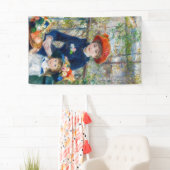 Pierre-Auguste Renoir - Twee zussen op het terras Spandoek (Insitu)