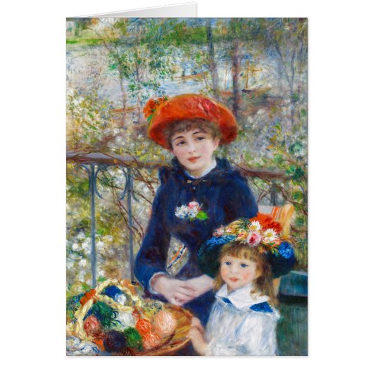 Pierre-Auguste Renoir Twee zussen op terras (Voorkant)