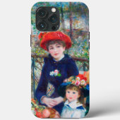 Pierre Auguste Renoir, twee zusters (op de Terras) Case-Mate iPhone Case (Achterkant)