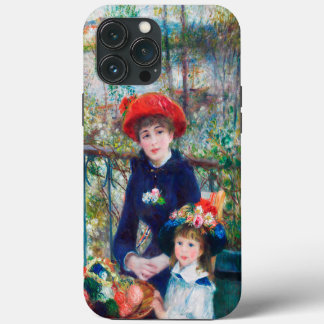 Pierre Auguste Renoir, twee zusters (op de Terras) iPhone 13 Pro Max Hoesje