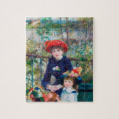 Pierre Auguste Renoir, twee zusters (op de Terras) Legpuzzel (Verticaal)