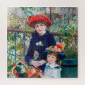 Pierre Auguste Renoir, twee zusters (op de Terras) Legpuzzel (Verticaal)