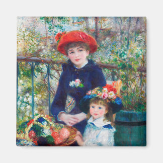 Pierre Auguste Renoir, twee zusters (op de Terras) Magneet