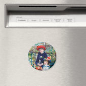 Pierre Auguste Renoir, twee zusters (op de Terras) Magneet (Insitu (Vaatwasser))