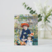 Pierre-Auguste Renoir - Twee zusters op het terras Briefkaart (Staand voorkant)
