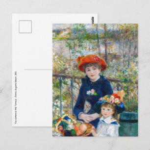 Pierre-Auguste Renoir - Twee zusters op het terras Briefkaart