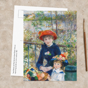 Pierre-Auguste Renoir - Twee zusters op het terras Briefkaart