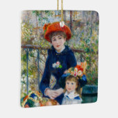 Pierre-Auguste Renoir - Twee zusters op het terras Keramisch Ornament (Rechts)