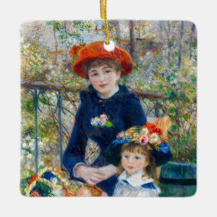 Pierre-Auguste Renoir - Twee zusters op het terras Keramisch Ornament