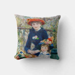 Pierre-Auguste Renoir - Twee zusters op het terras Kussen