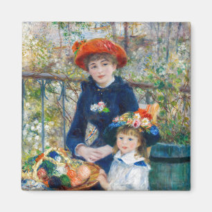 Pierre-Auguste Renoir - Twee zusters op het terras Magneet