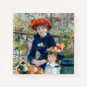 Pierre-Auguste Renoir - Twee zusters op het terras Notitieboek