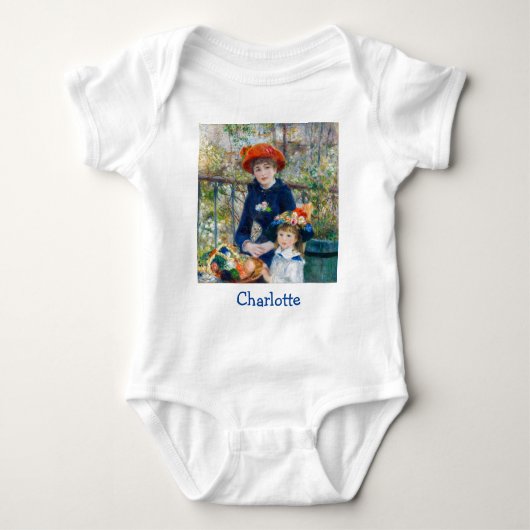 Pierre-Auguste Renoir - Twee zusters op het terras Romper (Voorkant)