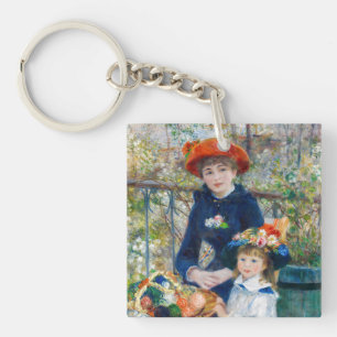 Pierre-Auguste Renoir - Twee zusters op het terras Sleutelhanger
