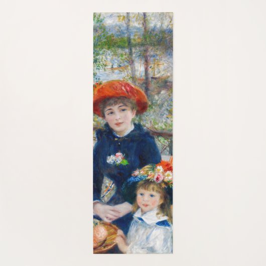 Pierre-Auguste Renoir - Twee zusters op het terras Yogamat (Achterkant)