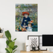 Pierre-Auguste Renoir - Twee zusters Poster (Thuiskantoor)