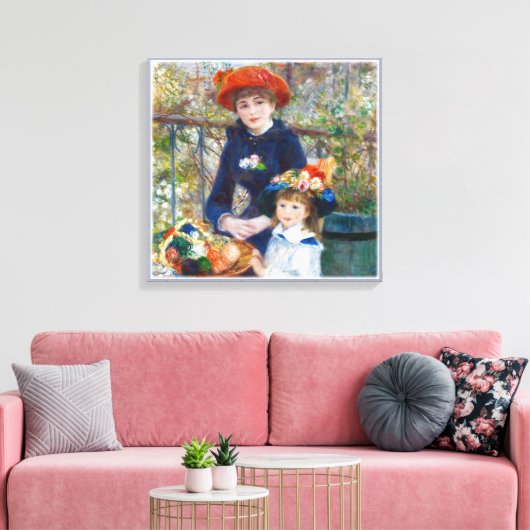 Pierre-Auguste Renoir Two sisters CC0401 Canvas (Insitu (Woonkamer))