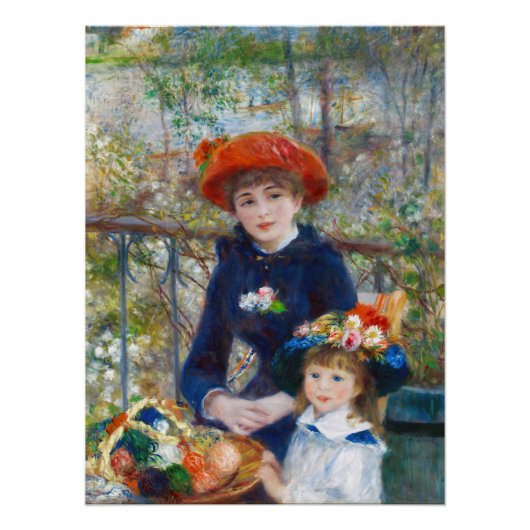 Pierre-Auguste Renoir Two sisters CC0524 Poster (Voorkant)