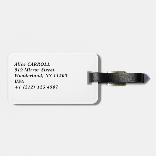 Pierre-Auguste Renoir - Venetië, het Dogenpaleis Bagagelabel (Achterkant horizontaal)